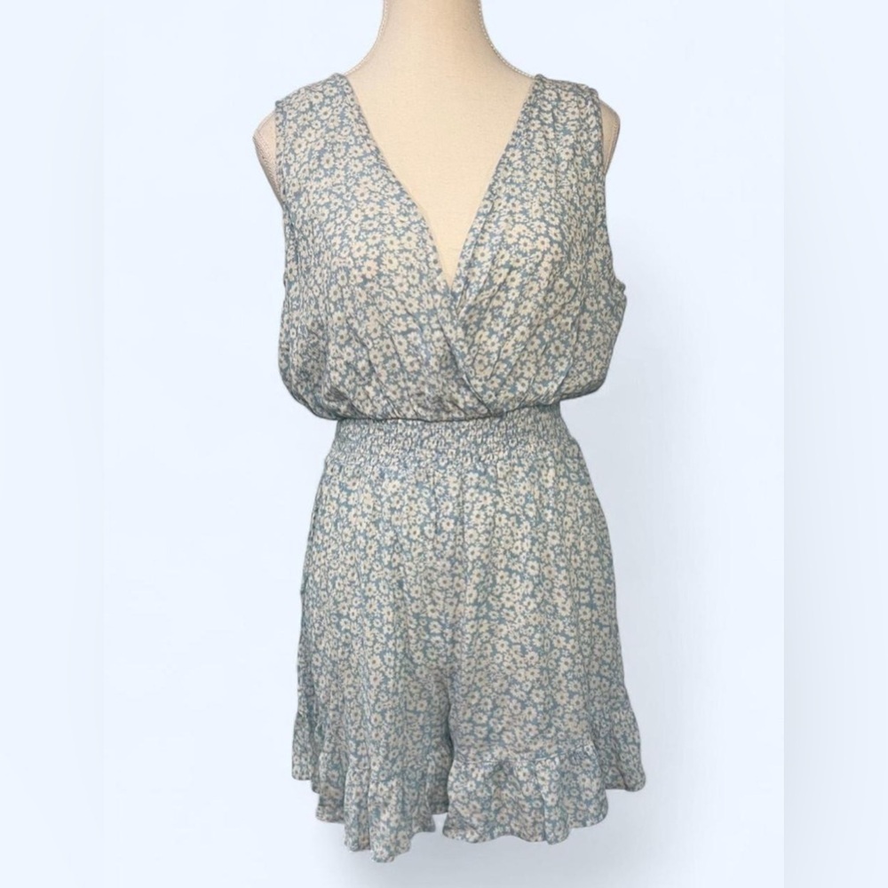 Rewind Blue Floral‎ Romper